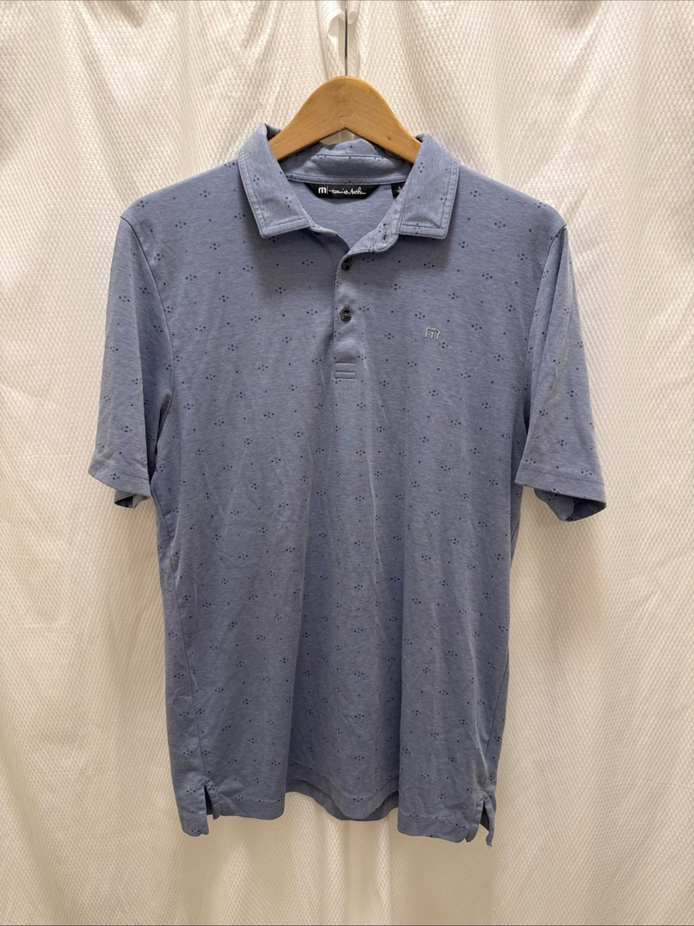 Travis Mathew Light Blue Short-Sleeve Polo